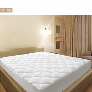 Queen Quilted Mattress Pad Cover with deep pockets (8-21”), Cooling & Soft